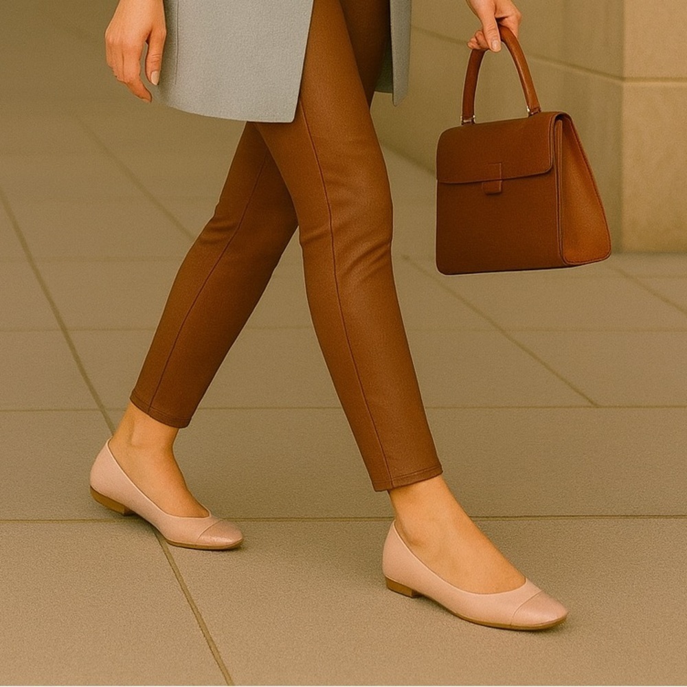 DV by Dolce Vita Melanie Blush Flats Size 8.5 | Patent Toe Ballet Flats NWB